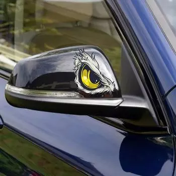 3D автомобильная наклейка на автомобилях Стерео Светоотражающая наклейка с изображением птицы Орлиный глаз Светоотражающая наклейка