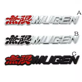 3D автомобильная наклейка на решетку, значок MUGEN, эмблема для Accord Civic CRV Crosstour H-RV nsx Pilot Odyssey City CRZ Spirior AVANCIER C