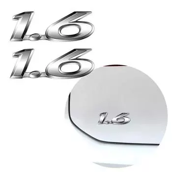 3D автомобильный стайлинг ABS пластик 1.6 эмблема универсальный автомобильный двигатель капот крыло багажник хвост задний капот табличка наклейка