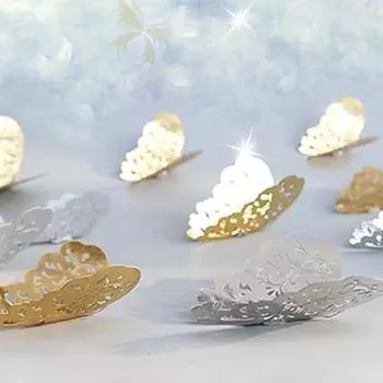 3D бабочка полая наклейка на стену наклейка DIY летающий съемный настенная роспись декор спальни