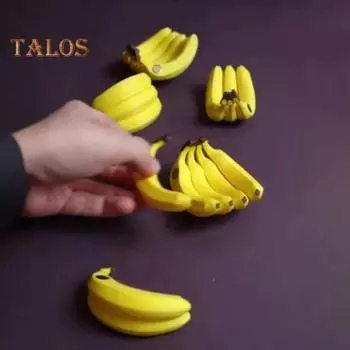 3D банан магнит на холодильник мини банан фрукт магнит на холодильник домашний офис кухня шкафчик имитация фруктов украшение магнит Banana