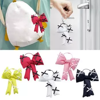 3D бант-цепочка для телефона, аксессуар, шикарный брелок с бантом, цепочка для телефона, очаровательный стильный брелок для любителей моды жёлтый