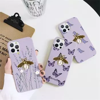 3D Bee силиконовый чехол для Samsung Galaxy S10e S20 S21 FE S22 Ultra S8 S9 S10 Plus Note 8 9 10 Lite 20 M31 M32 M52 Daisy TPU Capa Note 20 5G