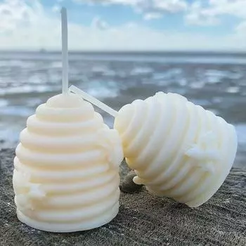 3D Beehive Silicone Candle Mold DIY Honeycomb Aroma Plaster Soap Cake Baking Mould Candle Making Supplies Home Art Decoration