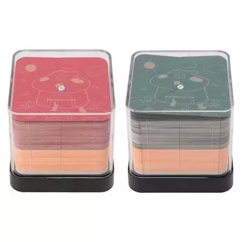 3D блокнот-календарь инновационный забавный изысканный ручной работы 3D бумажный скульптурный блокнот для Sticky N Red