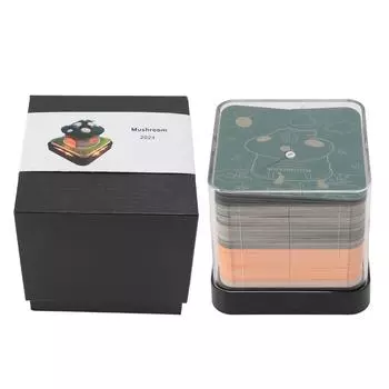 3D блокнот-календарь инновационный забавный изысканный ручной работы 3D бумажный скульптурный блокнот для стикеров красный