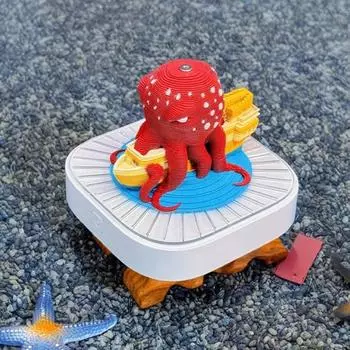 3D-блокнот с украшением в виде осьминога и светодиодной подсветкой, пиратский корабль, осьминог