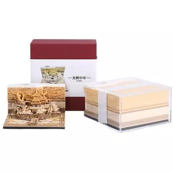 3D блокноты ретро-строительные кубики блокноты наклейки для заметок подарки офис для друзей новинка N5O1 Sunday calendar payment-one