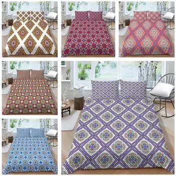 3D Богемное Домашнее Постельное Белье Пододеяльник Роскошный Комплект Постельного Белья Пододеяльник Наволочка Простыня / Двойной Полный Размер 2/3 Детали Украшение Спальни Baby 100x135cm