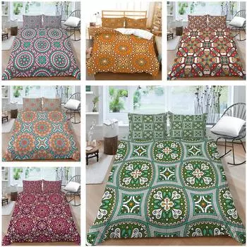 3D богемное постельное белье дурман пододеяльник наволочка простыня/двуспальная кровать полный размер 2/3 постельные принадлежности украшение дома Baby 100x135cm