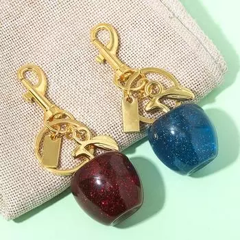 3D брелок с красной вишней, летние фрукты, вишни, кулон, брелок для женской сумки, аксессуары, подарок