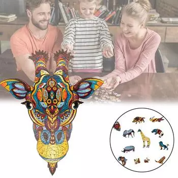 3D Building Block Puzzle Quality Puzzle Adult Children Gift Wooden