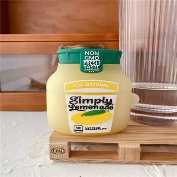 3D бутылка для лимонада ударопрочный защитный силиконовый чехол для наушников для Airpods Pro 2 Чехол/Airpods Pro/Airpods 1/2/3 Чехол for airpods 1 2