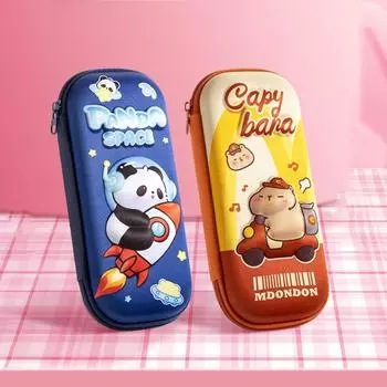 3D Capybara пенал устойчивый к падениям водонепроницаемый школьные принадлежности большой емкости многофункциональный чехол для ручек канцелярские принадлежности B