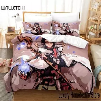 3D Cartoon Log Horizon Bedding Set Single Twin Full Queen King Size Bed Set Adult Kid Bedroom Duvet cover Sets For Home Textiles 70x133cm 2pcs