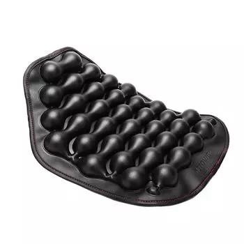 3D Черная Подушка сиденья мотоцикла Противоскользящие декомпрессионные массажные противоударные подушечки