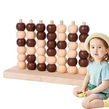 3D Четыре в ряд для детей и взрослых Логические головоломки Искусство Родитель-ребенок Интерактивная игра Шахматы для 2 игроков