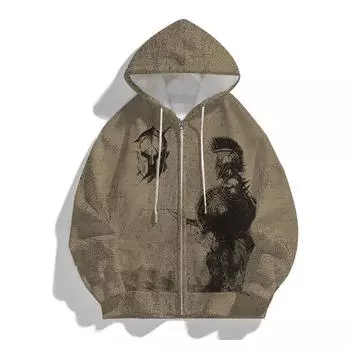 3D цифровая печать мужская куртка с капюшоном пальто весна осень мужская одежда спортивный кардиган толстовки M