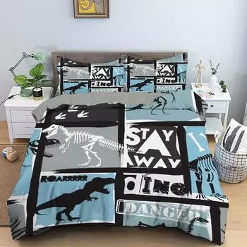 3D Цифровая печать Постельное белье Камуфляж Динозавр Комплект одеяла Набор из трех предметов 70 * 133 two-piece set