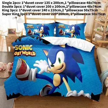 3d Cover Duvet Bedding Set Pillowcase Single Double King 135*200cm