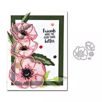 3D цветок металлический трафарет для скрапбукинга DIY альбом штамп бумага тиснение