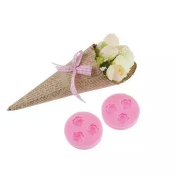 3D цветок розы силиконовая форма для помадки торт декор шоколадный сахар ремесло форма для выпечки