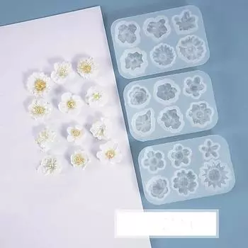 3D Цветок Силиконовые Формы Помадка Ремесло Торт Конфеты Шоколад Сахарное Ремесло Лед Кондитерские Изделия Инструмент Для Выпечки Формы Мыло Формы Декоратор Торта 03