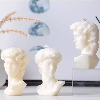 3D Давид Аватар Силиконовая свеча Форма Искусство Дэвид Тело Гипсовая форма DIY Антипригарный материал для мыла Форма Принадлежности для изготовления свечей