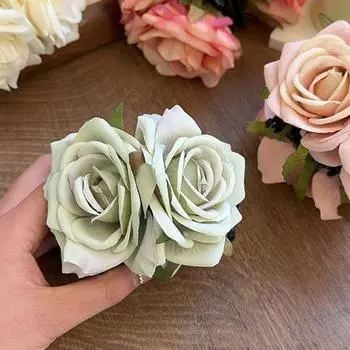 3D декор в виде цветка розы, коготь для волос, противоскользящие зубы, сильная ручка, заколка для волос, большой коготь для душа, аксессуары для волос