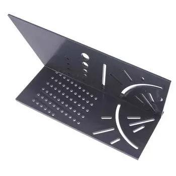 3D деревообрабатывающая линейка, измеритель угла, инструмент для измерения квадратного размера, новый инструмент серый