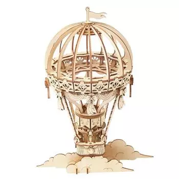 3D деревянная головоломка, воздушный шар, самостоятельная сборка, механическая модель шестерни, сделай сам, головоломка, развивающая игрушка для детей, игрушка для взрослых дубильная кора