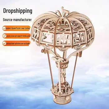 3D Деревянная Юрта Пазл - Модель Игрушка Ручной Работы