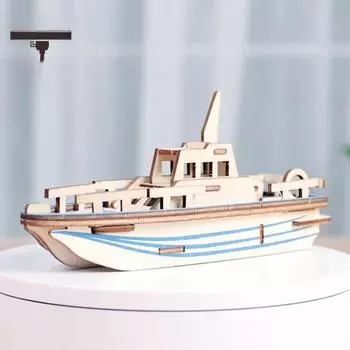 3D деревянная модель спасательной шлюпки-головоломки - детская игрушка и подарок на день рождения для мальчиков