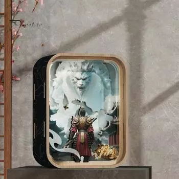 3D деревянные пазлы ночник сенсорное управление регулировка яркости без мерцания защита глаз DIY деревянные пазлы ночник прикроватный светильник A