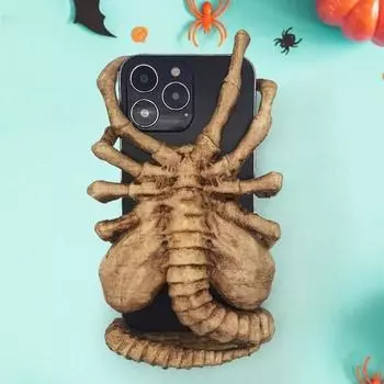 3D держатель для телефона Facehugger, готическая регулируемая подставка для мобильного телефона, универсальное крепление для мобильного телефона на столе