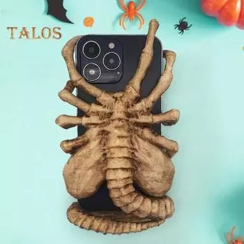 3D держатель для телефона Facehugger, готическая регулируемая подставка для мобильного телефона, универсальное крепление для мобильного телефона, настольное украшение, орнамент A