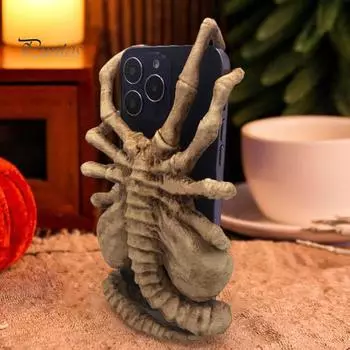 3D держатель для телефона Facehugger, готическая регулируемая подставка для мобильного телефона, универсальное крепление для мобильного телефона, настольное украшение, орнамент A