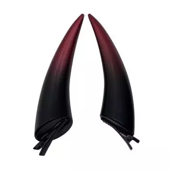 3D Devil Horn Ear Clip Halloweens Cosplays Hair Clip Pin Cosplays Require for Party Costume Women Headwears Dropshipping красный