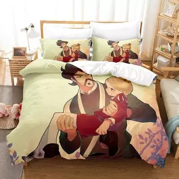 3D digital printing bedding four-piece set three-piece set king ranking bed sheet quilt pillow 135x200 two-piece set