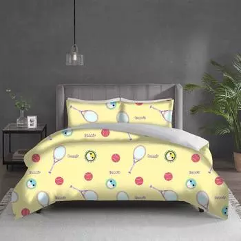 3D Digital Printing Sports Football Three-Piece Set, Printed Bedding 90*90cm