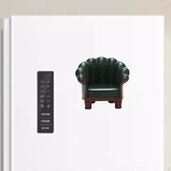 3D Диван Модель Холодильник Наклейка Для Кухни И Дверного Декора зелёный