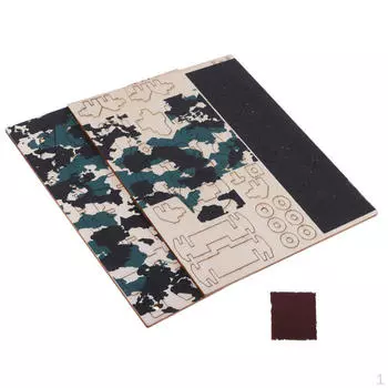 3D DIY Бронированный Танк Пазлы Строительные Блоки Игрушка для Детей Образовательная