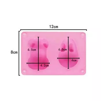 3D Diy инструменты для выпечки антипригарные силиконовые формы для торта формы кролика, свиньи, формы для конфет