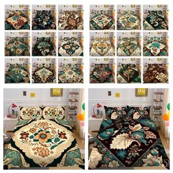 3D-дизайн Пейсли с принтом подростков домашний комплект постельного белья из микрофибры пододеяльник двойной размер декор для спальни UK Single 135x200cm