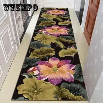 3D длинные коридорные ковры для прихожей, гостиной, украшения дома, домашнего хозяйства, противоскользящий напольный коврик, коврик для вестибюля отеля 60*100