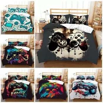 3D домашнее детское постельное белье для спальни, игра с мышью, пододеяльник, наволочка, простыня/двуспальная кровать, полноразмерное постельное белье, украшение дома Baby 100x135cm