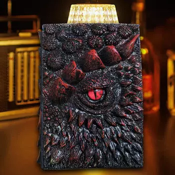 3D Драконий Глаз Тисненый Журнал Скульптура Любителям Подарок Ежедневный Блокнот Ретро Дневник красный