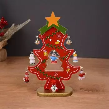 3D елочные украшения легкие украшения для витрин камины красный