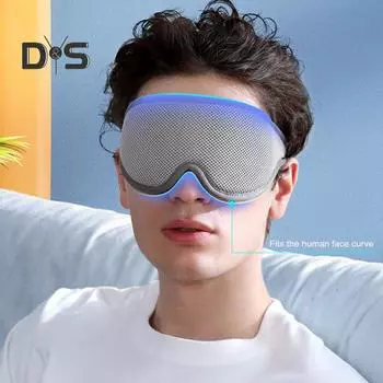 3D Eye Cover для глубокого сна, удобная регулируемая маска для глаз для женщин и мужчин, блокирует нулевое давление, легкая маска для глаз для сна, путешествий, дневного сна, работы темно-серого
