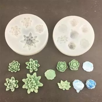 3D форма листа лотоса, силиконовая гибкая пищевая форма, глина, смола, керамика, конфеты, помадка, конфеты, шоколад, форма для мыла 4